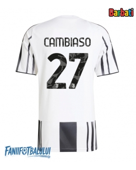 Juventus Andrea Cambiaso #27 Tricou Fotbal Replică 2025-26 Barbati Acasa